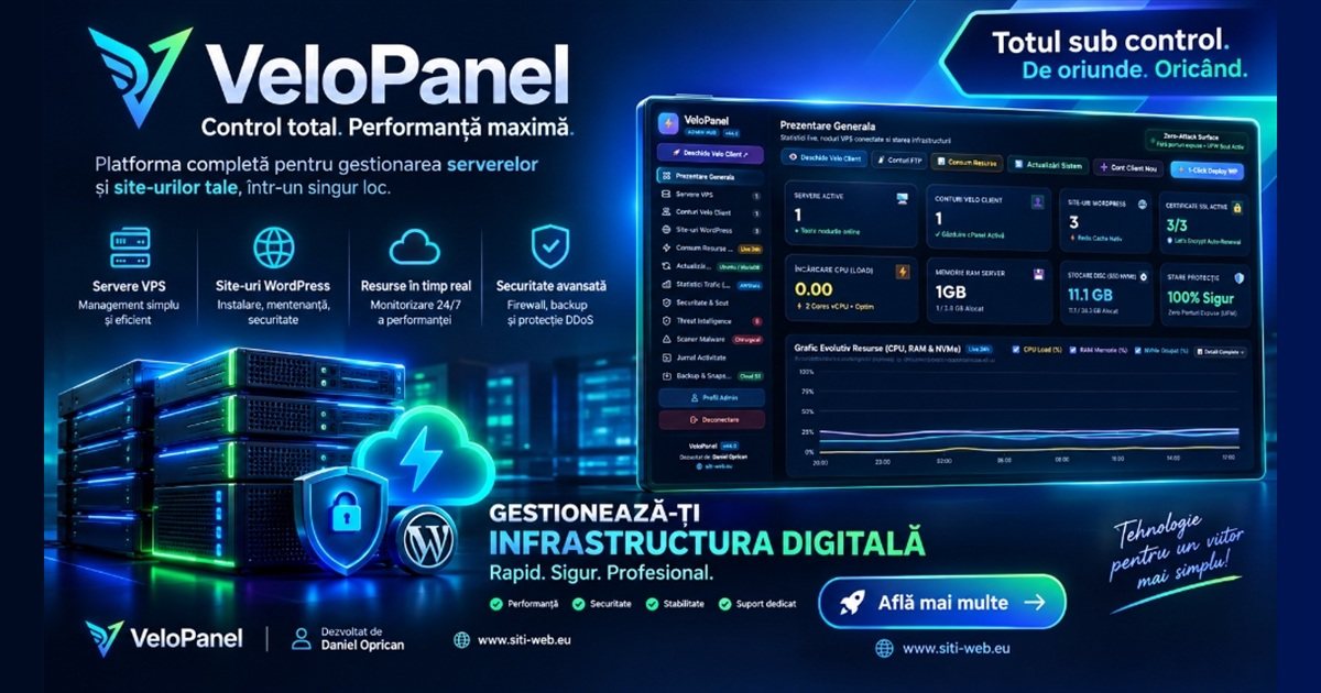 VeloPanel - Control Total. Performanta Maxima